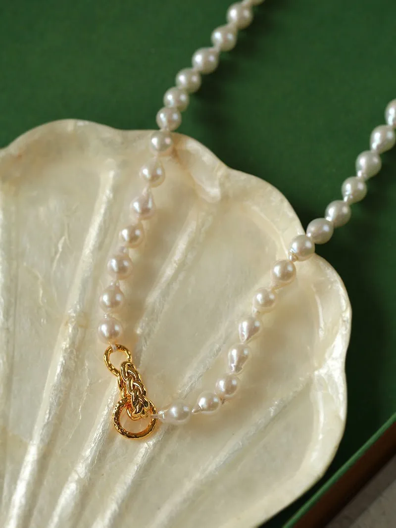 Water Drop Baroque Pearl Necklace