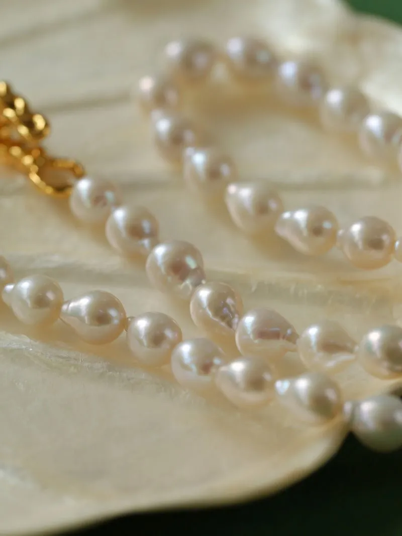 Water Drop Baroque Pearl Necklace