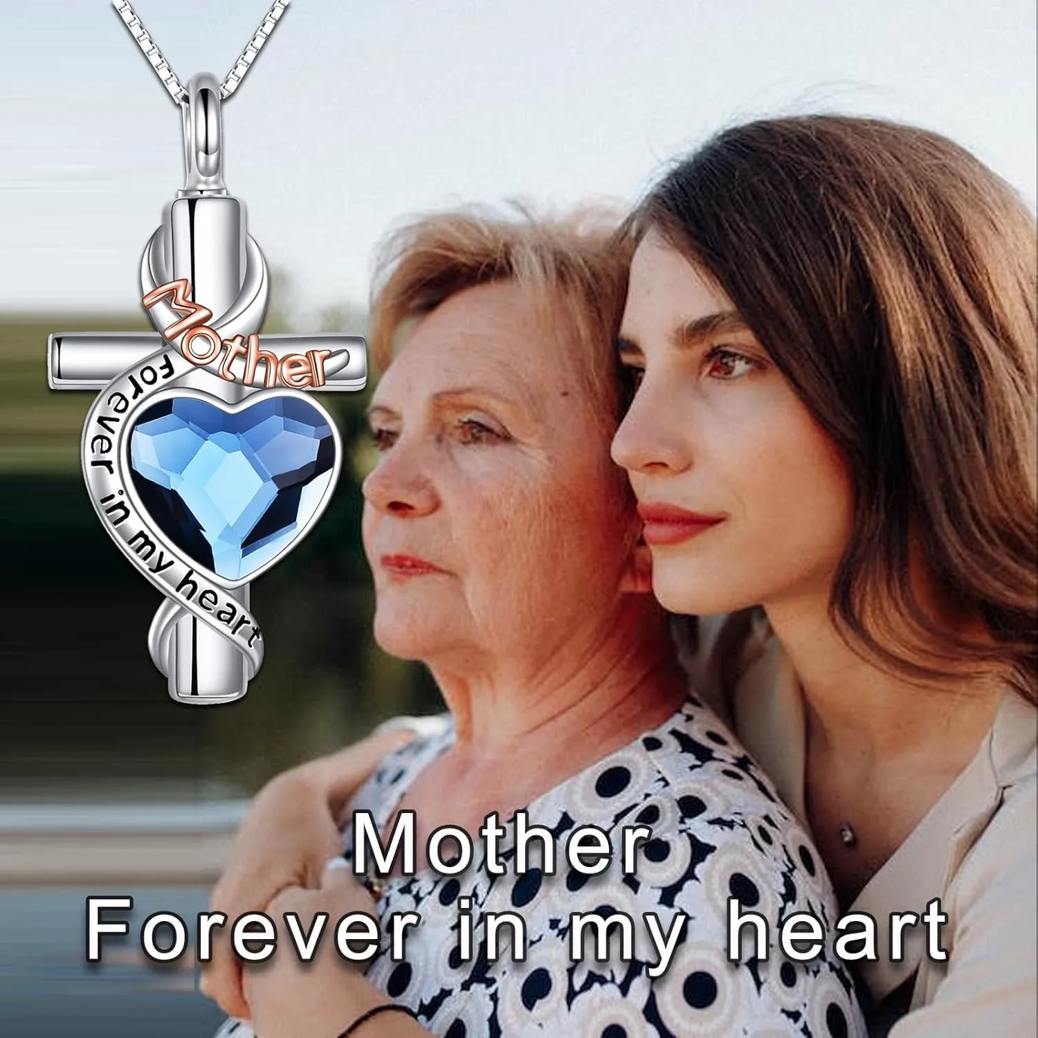 WINNICACA Urn Necklaces for Ashes Sterling Silver Cremation Jewelry for Ashes Urns for Human Ashes Pendant Necklace with Funnel Filler Kit