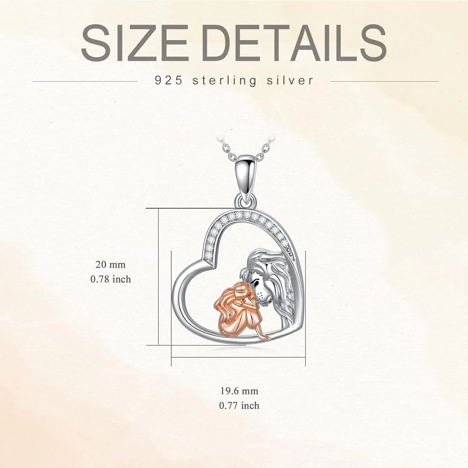 YAFEINI Highland Cow Necklace Crystal 925 Sterling Silver Highland Cow Pendant Jewelry for Women Girls