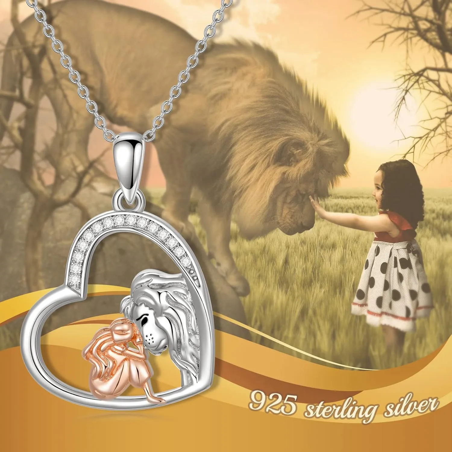 YAFEINI Highland Cow Necklace Crystal 925 Sterling Silver Highland Cow Pendant Jewelry for Women Girls