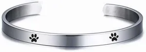 ZKXXJ Personalized Stainless Steel Bracelets for Women Girls,Custom Text Inspirational Motivational Cuff Bracelet Customized Bangle Best Friend Sister Jewelry Gift for Her,Free Engraving